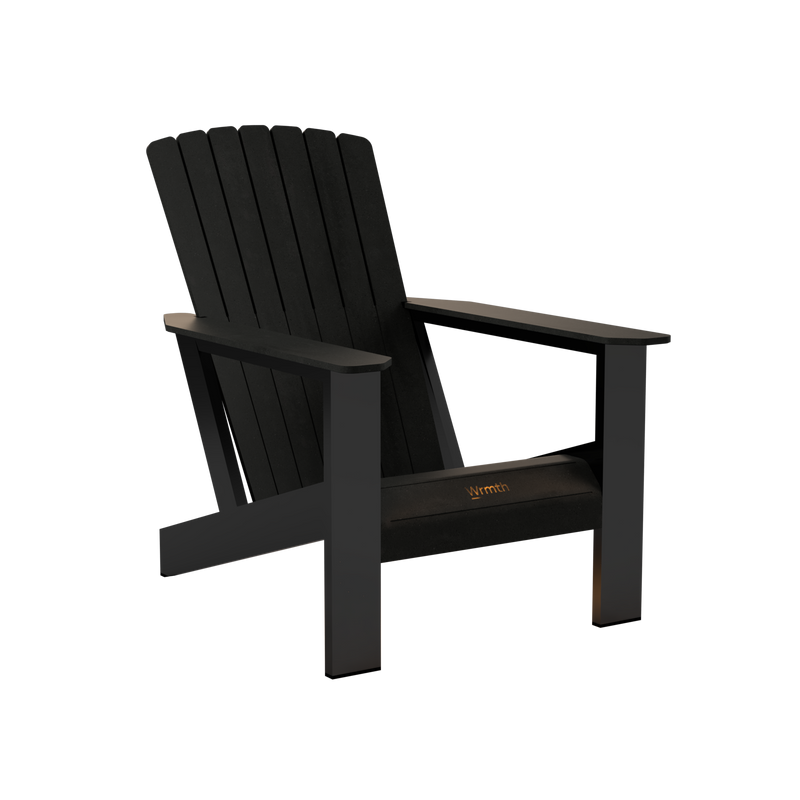 One Muskoka Carbon Black with Slate leg turned to right side 